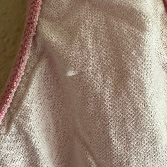 Mossimo Pink Smocked Tank Top Crossover V Neck size M - Picture 6 of 7